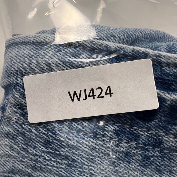 Revolve GRLFRND Karolina High Rise Straight Crop Raw Hem Jeans Size 24 - Picture 13 of 13